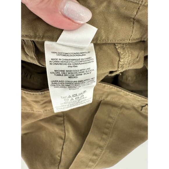 Brooks Brothers 1818 Women’s SIZE 2 Green Cargo Utility Pant Straight Pockets EC - Picture 10 of 12